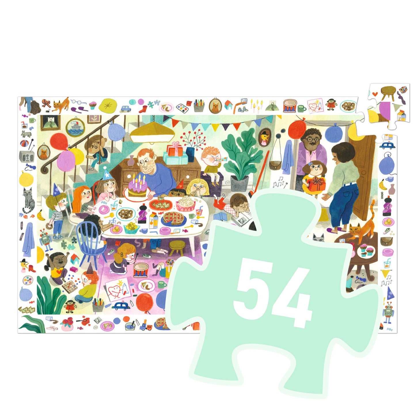 Djeco | puzzel het verjaardagsfeest
