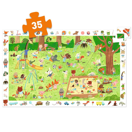 Djeco | puzzel de kleine vriendjestuin