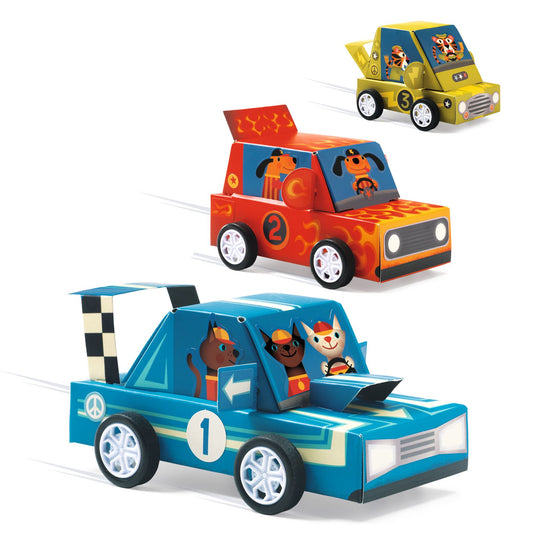 Djeco | Raceauto knutselset - grand prix - DJ07932
