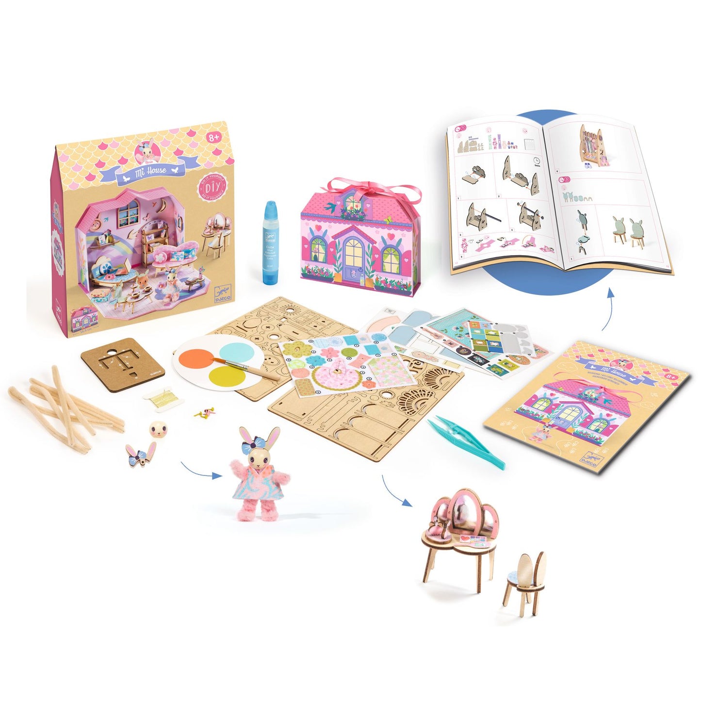 Djeco | Mi House Rosie DIY Miniatuurhuis - DJ03033