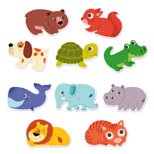 Djeco | duo puzzels animals