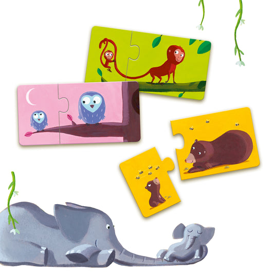 Djeco | duo puzzel mom and baby