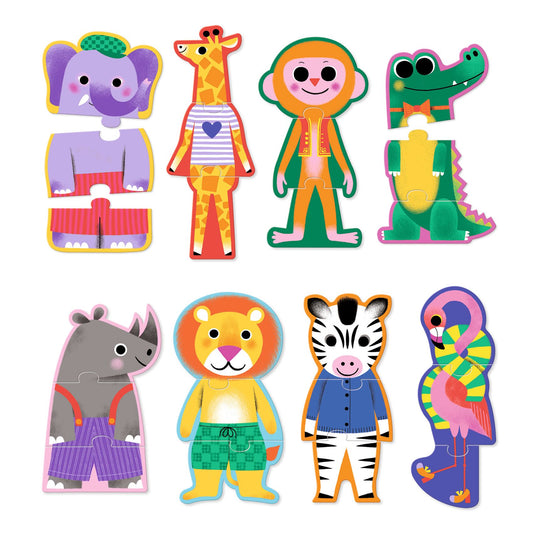 Djeco | trio puzzel savana