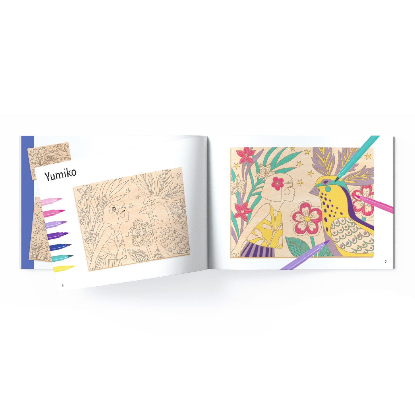 Djeco | Kleuren op nummer - sweet girls - DJ08738