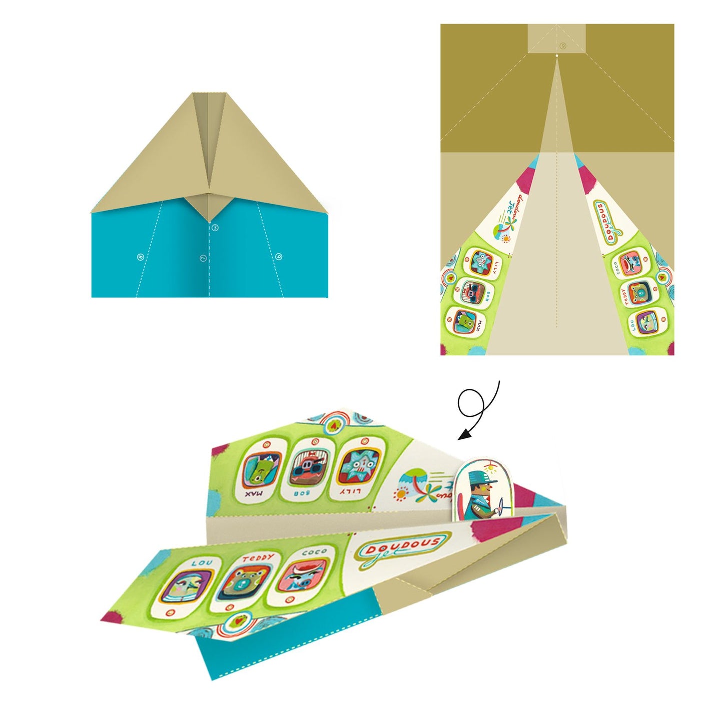 Djeco | Origami - Vliegtuigen vouwen - DJ08760