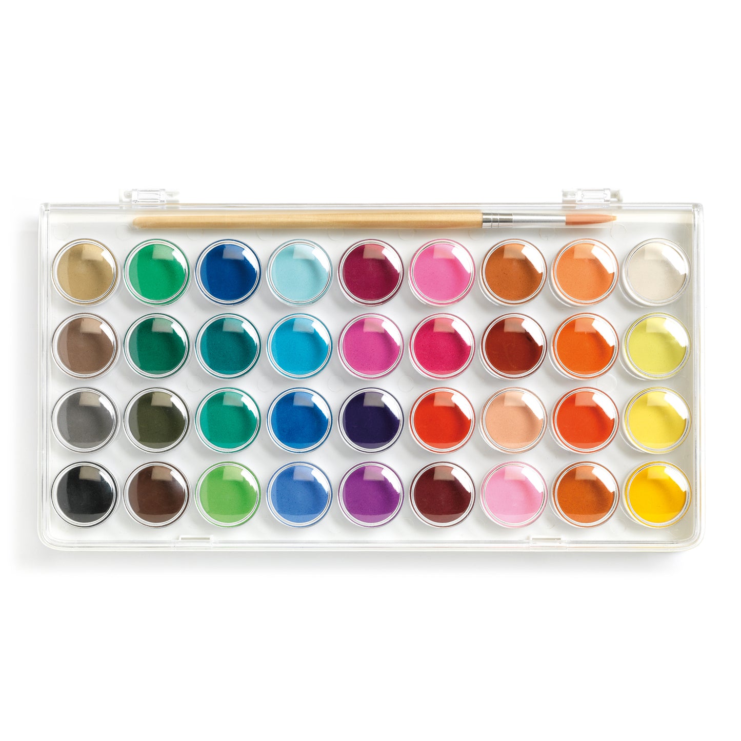 Djeco | Plakkaatverf set 36 kleuren met penseel - DJ08873