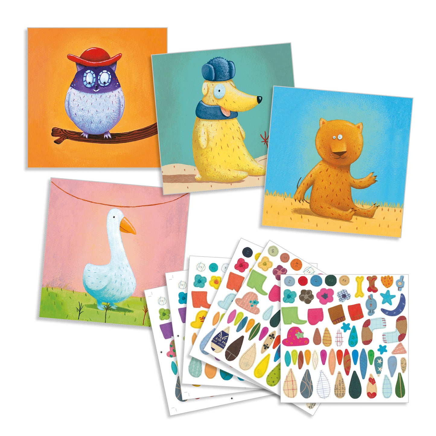 Djeco | Create animals | plakken | collages maken - DJ08932