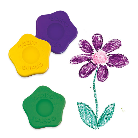 Djeco | 12 bloemen krijtjes - DJ09005