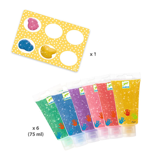 Djeco | Vingerverf glitter - DJ09017