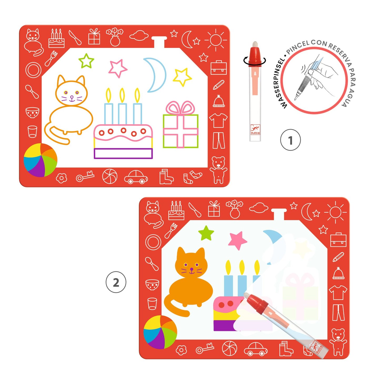 Djeco | Magic scribbles | kleuren met water - DJ09067