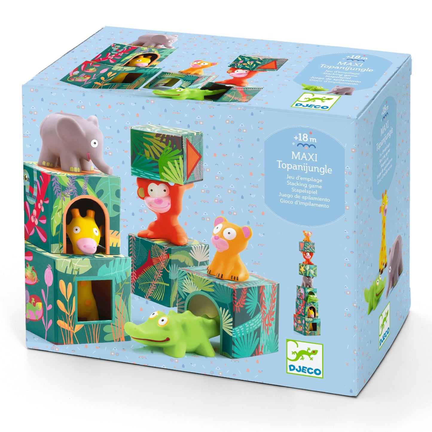 Djeco | stapeltoren MaxiTopanijungle