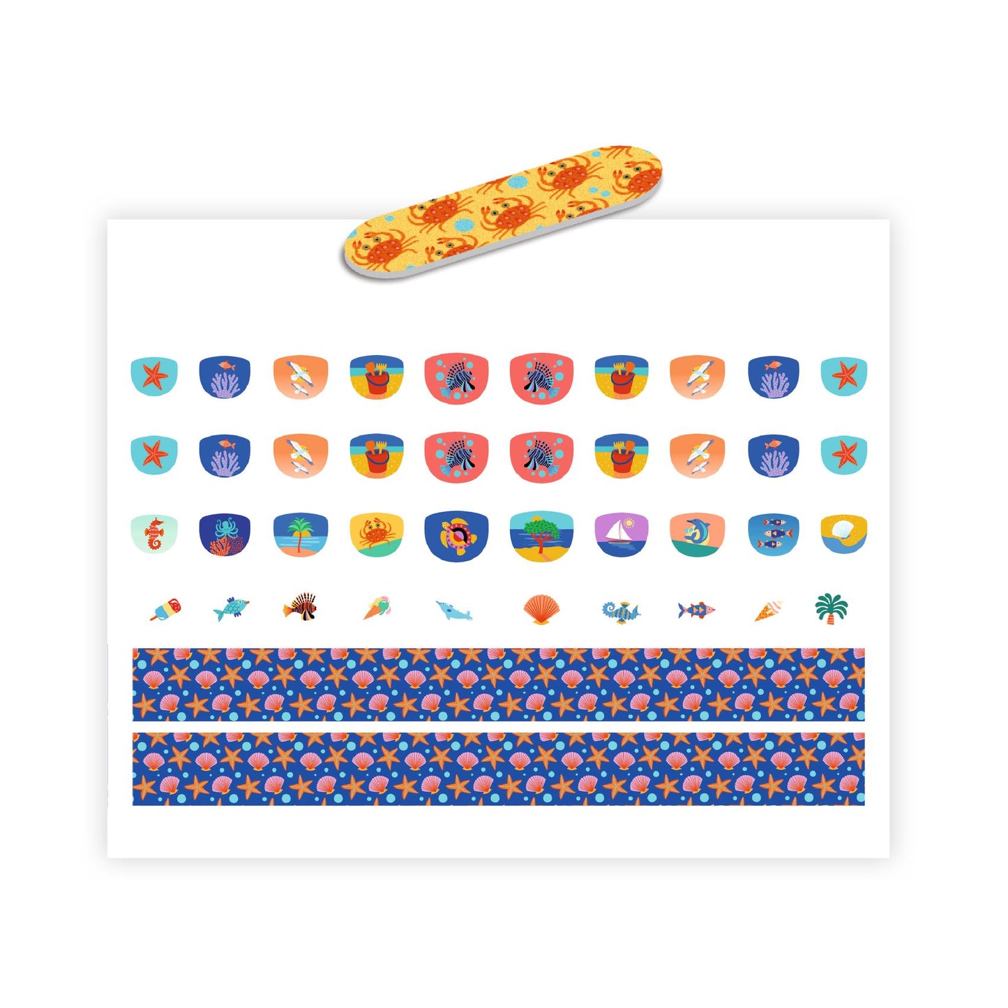 Djeco | Nagelstickers - middellandse zee - DJ09244