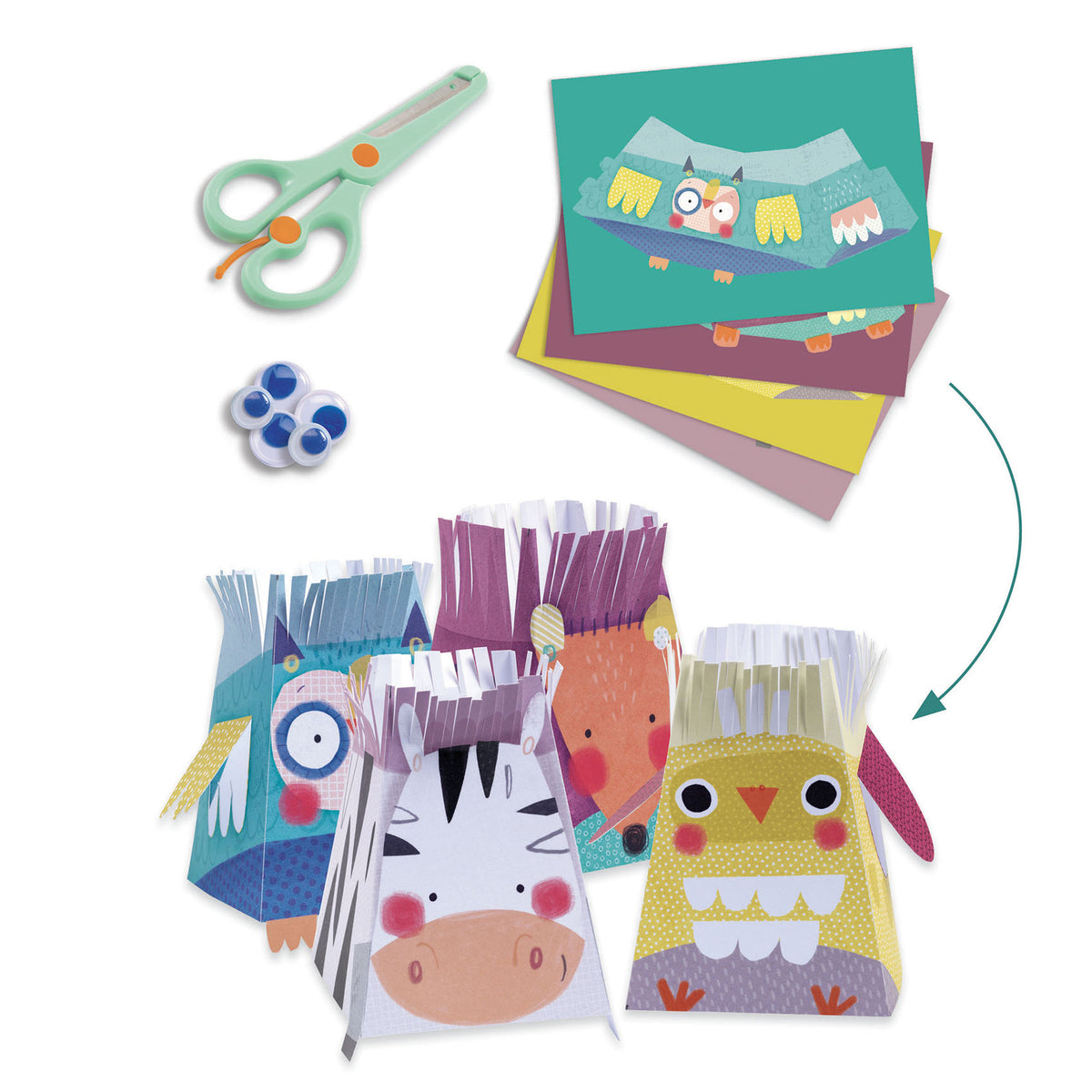 Djeco | Multi-Activiteitenset Animal Houses - DJ09293