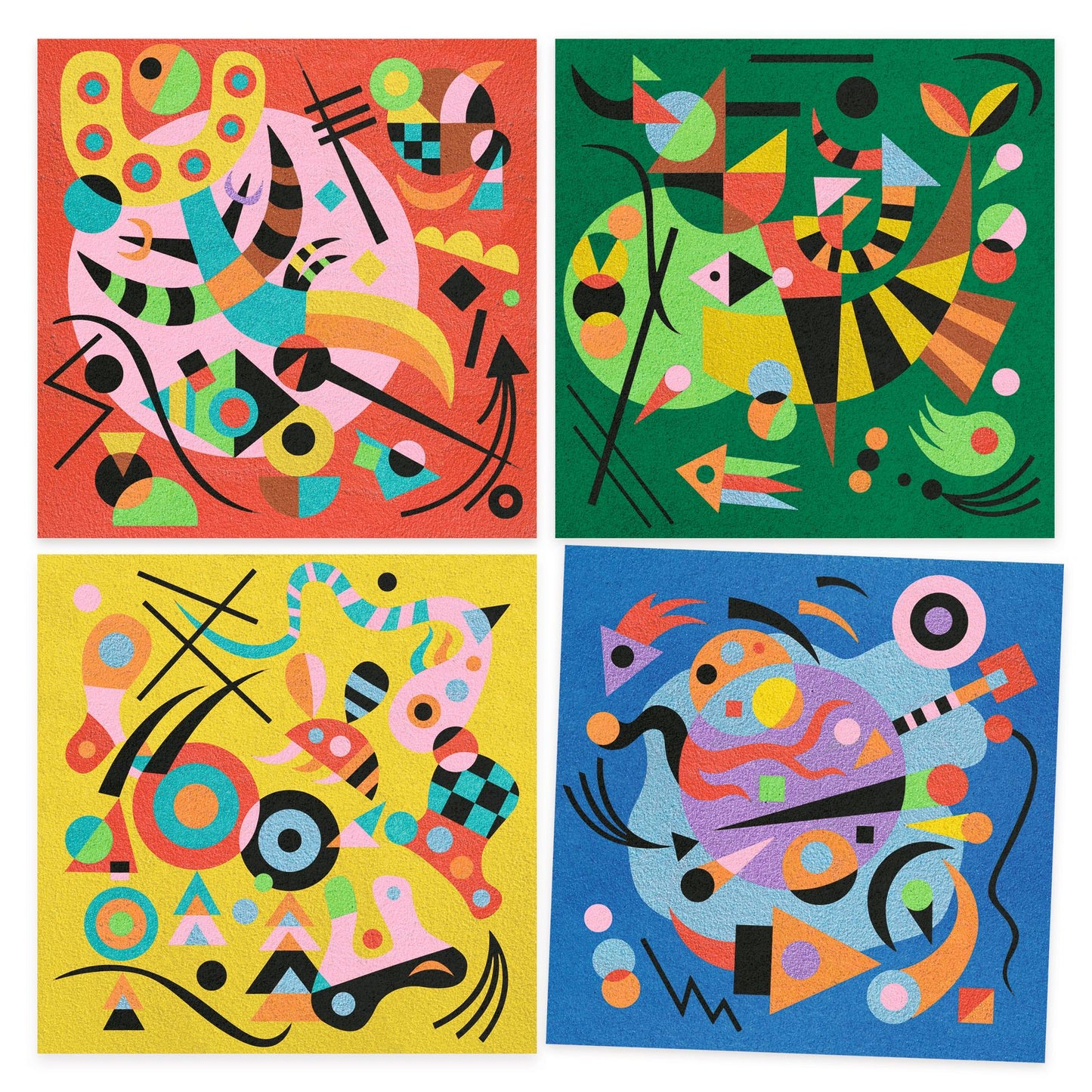 Djeco | Zand knutselset – Abstract Kandinsky - DJ09382