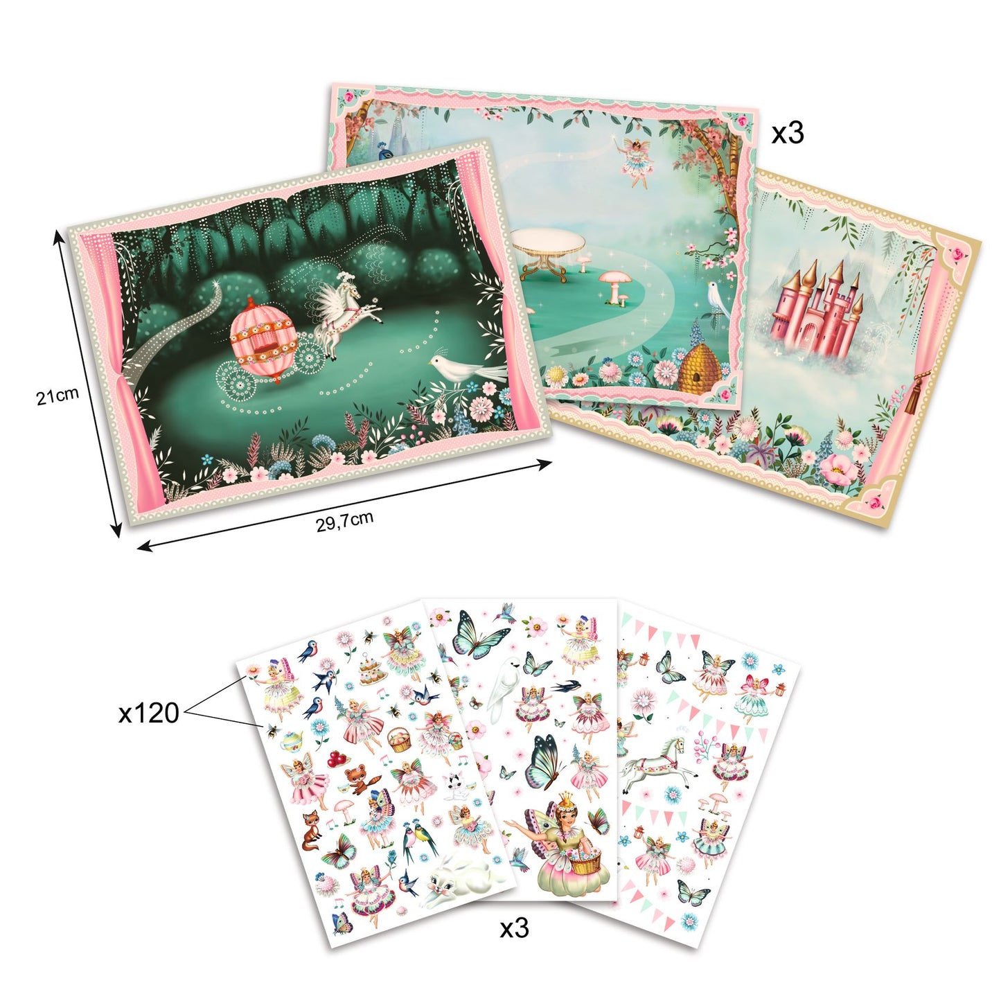 Djeco | Transfer plaatjes - in Fairyland - DJ09566