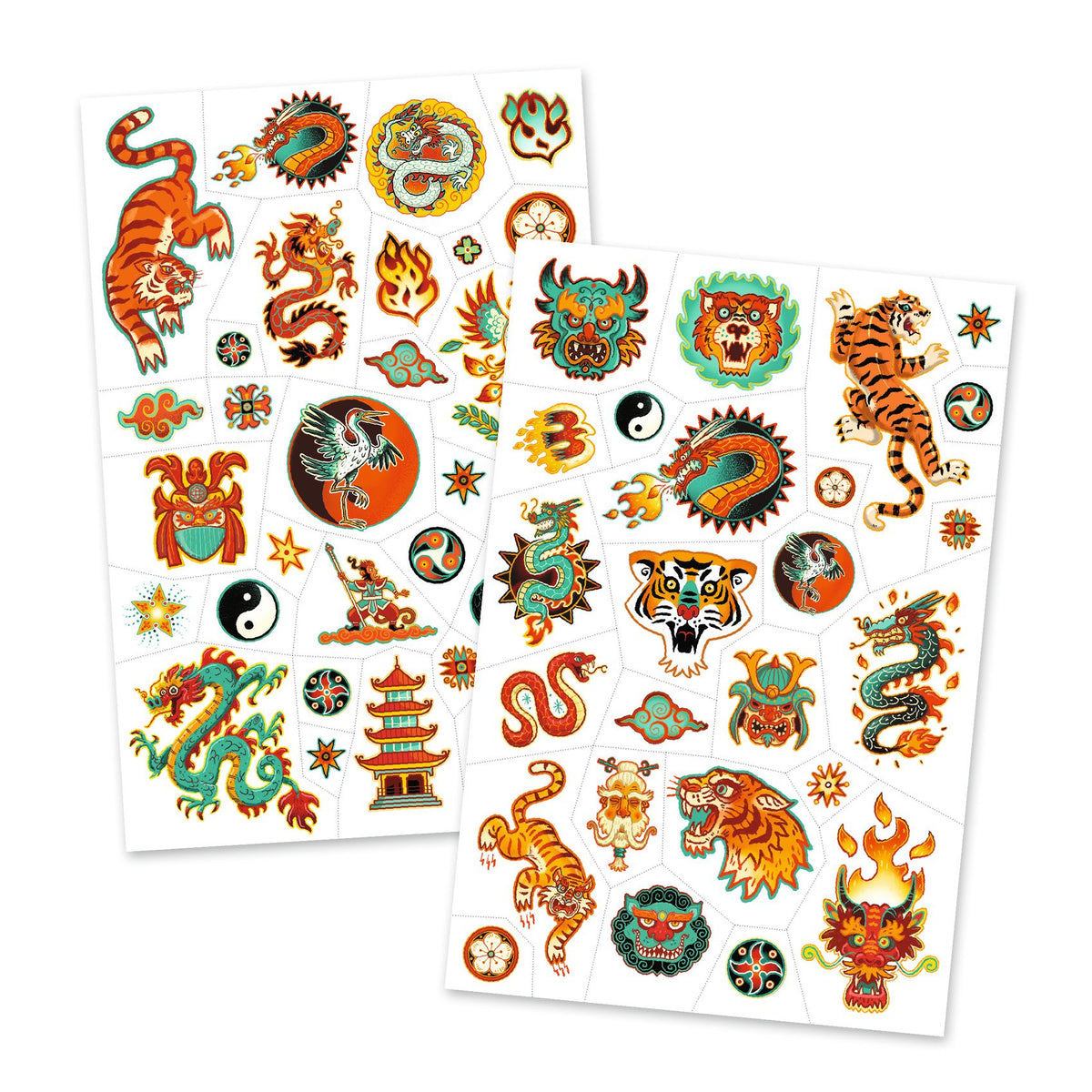 Djeco | Tijdelijke Tattoos Martial Spirit - DJ09915