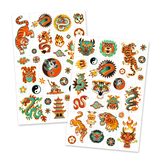 Djeco | Tijdelijke Tattoos Martial Spirit - DJ09915