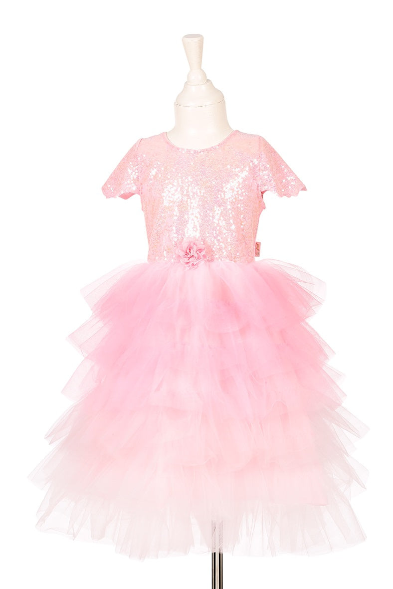 Souza | Jurk Garance – Roze Prinsessenjurk met Pailletten en Tule