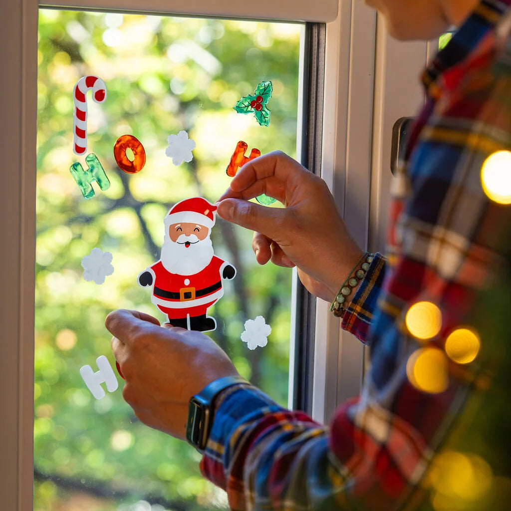 Legami | Santa Claus Raamstickers Gel – Window-Glow