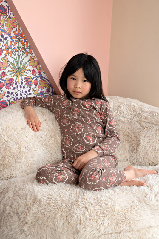 Feetje | Pyjama Maddie Medallion - Bruin