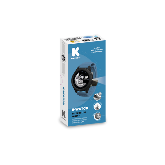 Kidywolf | K-watch interactief horloge blauw