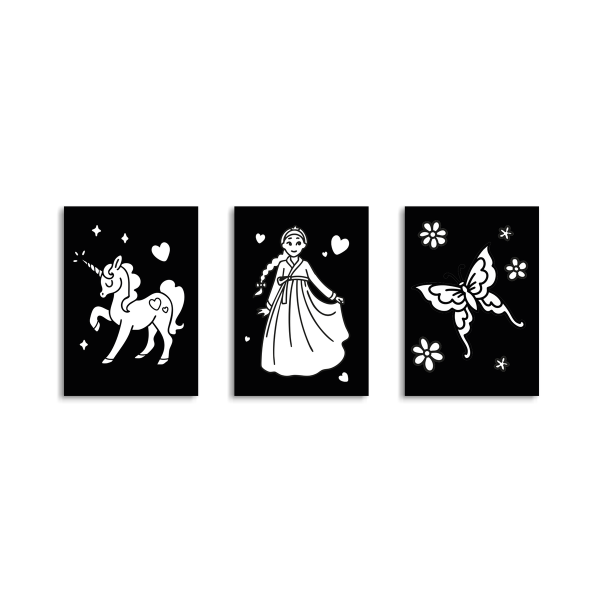 Kidywolf | Kidyneon lichtgevende wanddecoratie - sprookjes