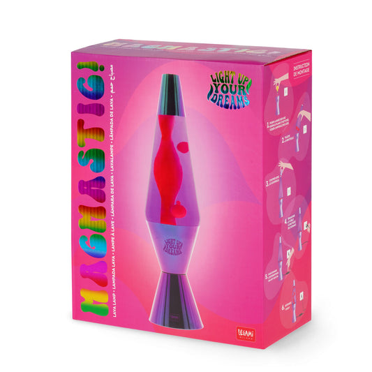 Legami | Holo Lava Lamp – Magmastic - Roze Holografisch Design