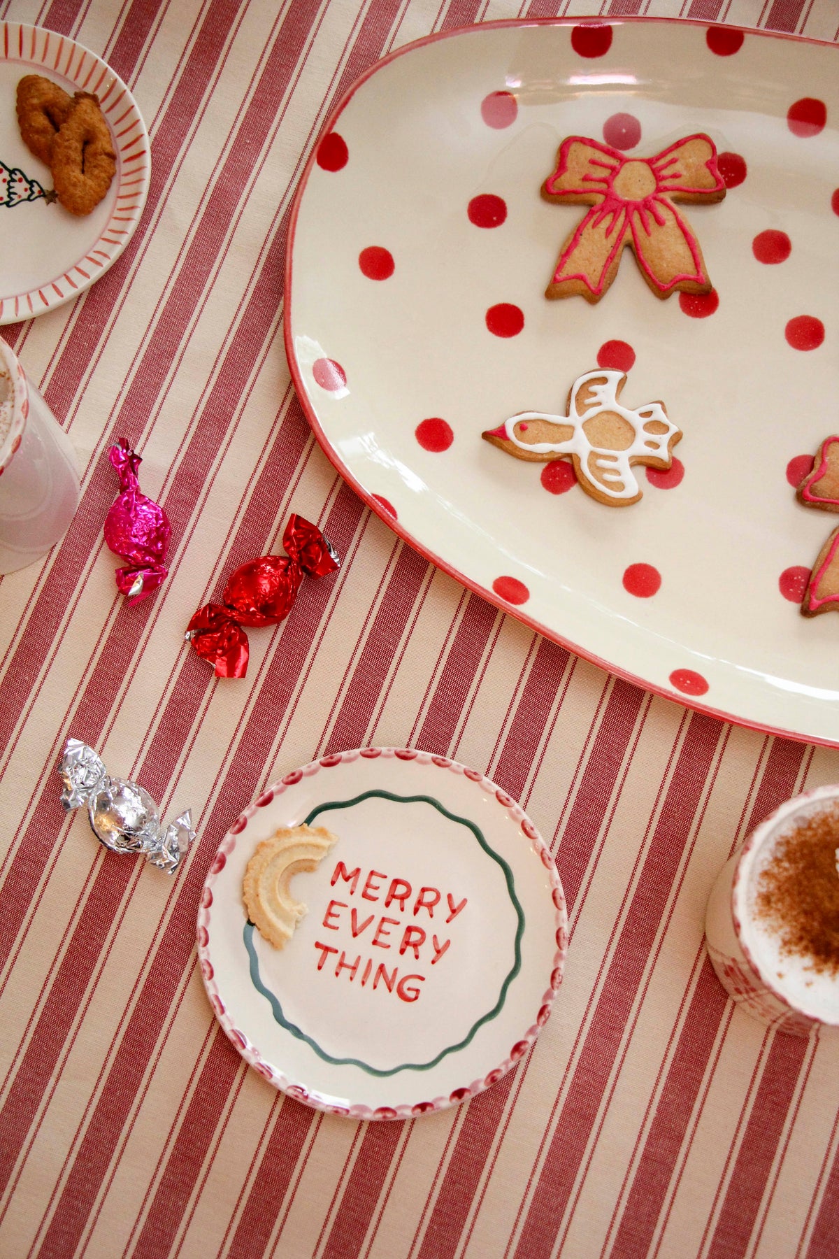 RICE | keramieken kerstbord Merry Everything