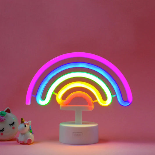 Legami | Neon LED Lamp Rainbow – It’s a Sign | Kleurrijke Sfeerverlichting