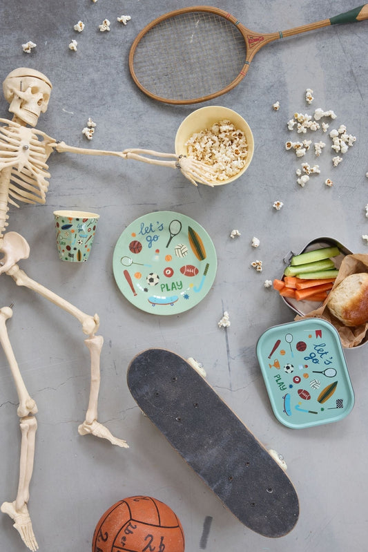 RICE | medium kids cup - sports print