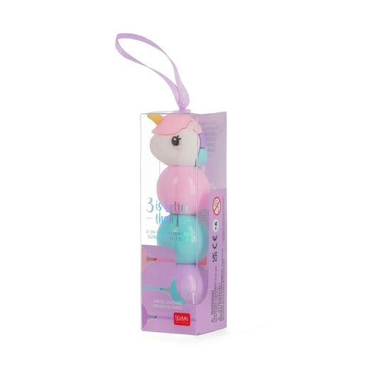 Legami | 3-in-1 Markeerstift – Unicorn