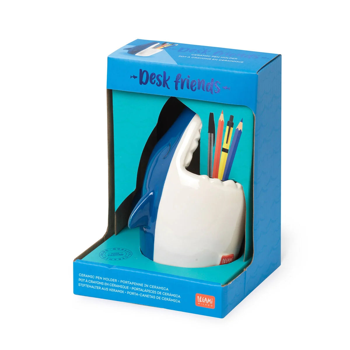 Legami | Pennenbakje Shark – Bureau Accessoire