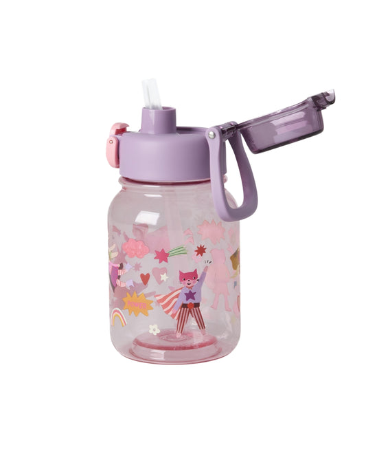 RICE | tritan drinkfles hero prink roze