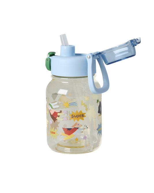 RICE | tritan drinkfles hero blauw