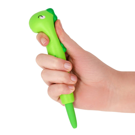 Legami | Squishy Gel Pen Dino – Blauwe Inkt (0.5 mm)