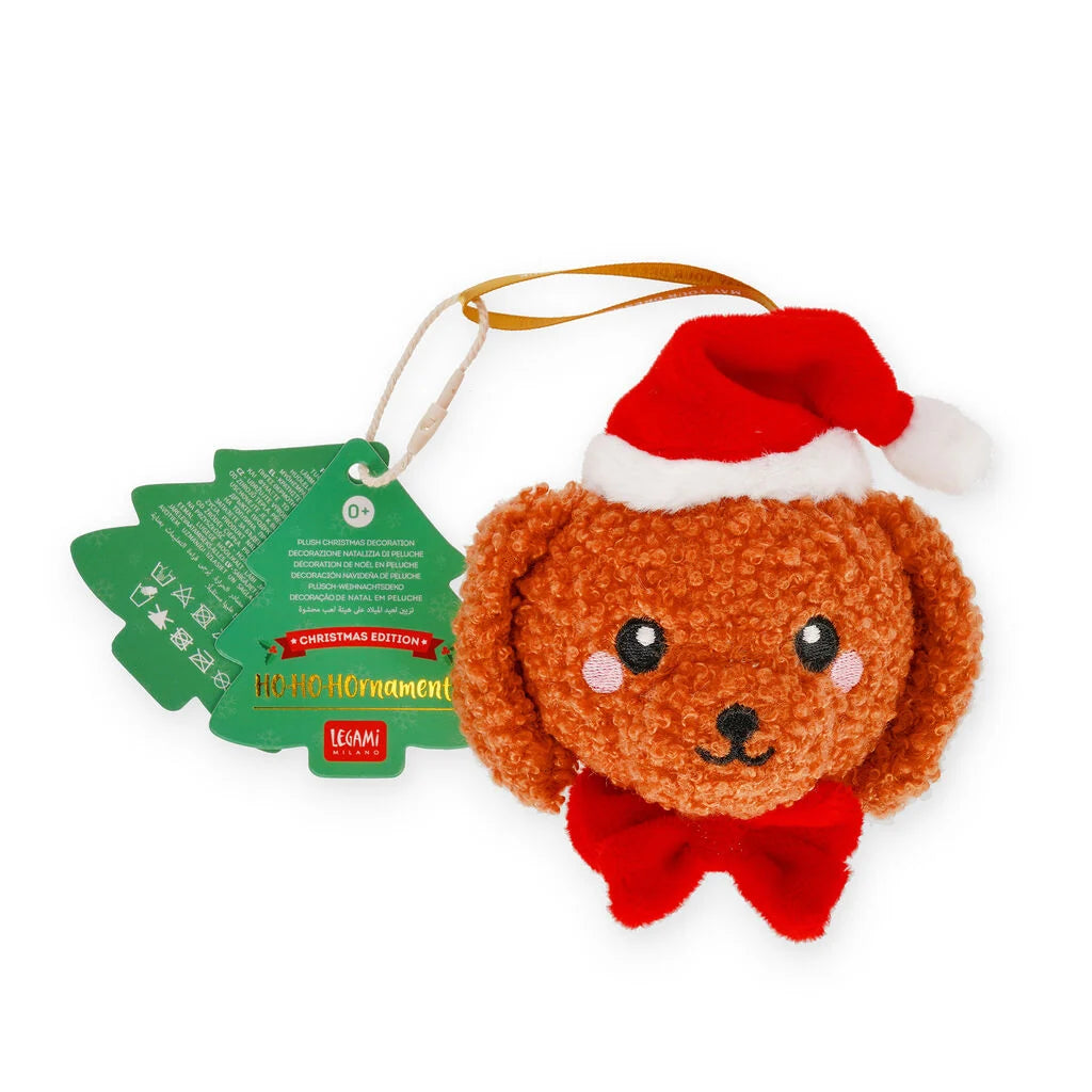 Legami | Kersthanger Dog Pluche – Ho-Ho-Hornaments
