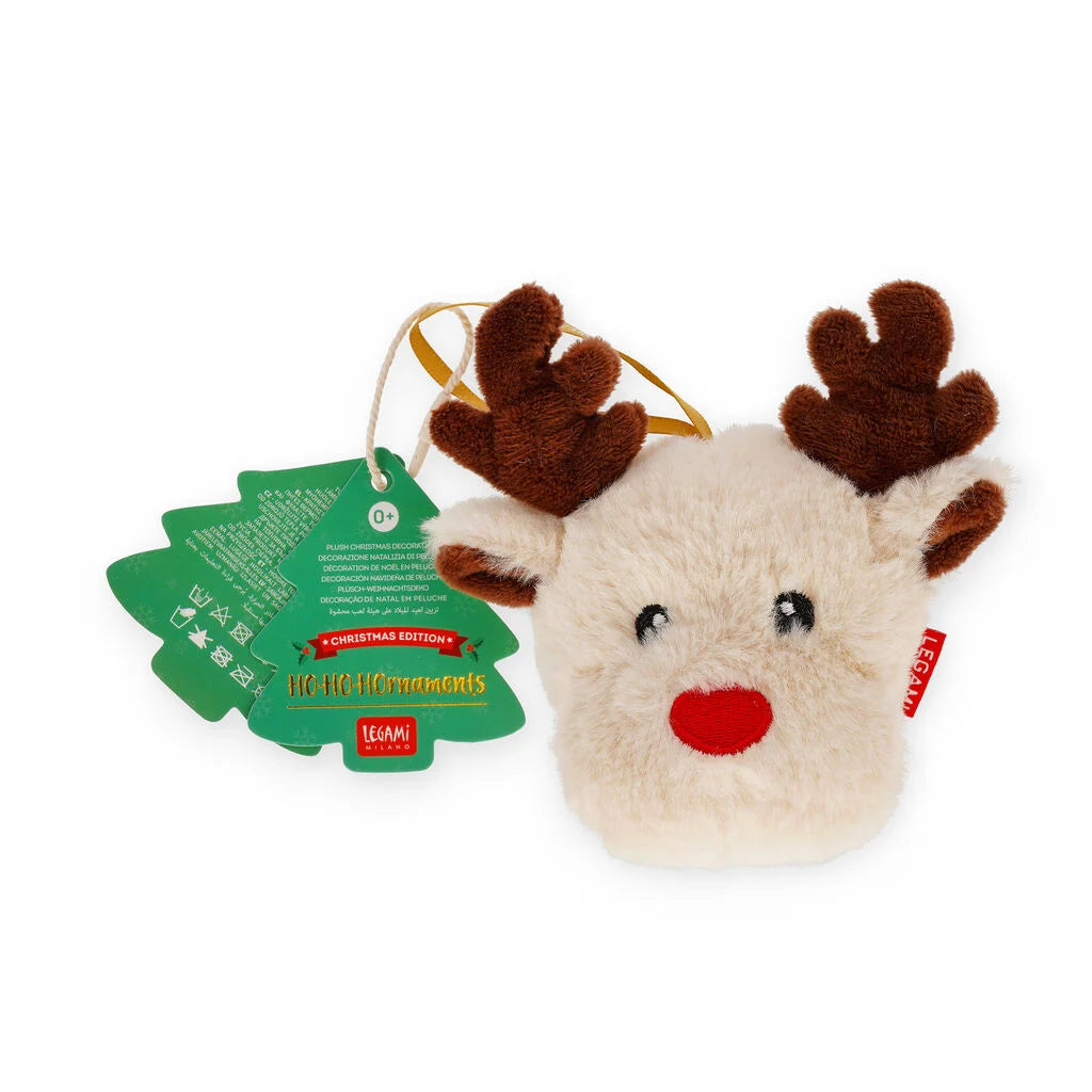 Legami | Kersthanger Reindeer Pluche – Ho-Ho-Hornaments