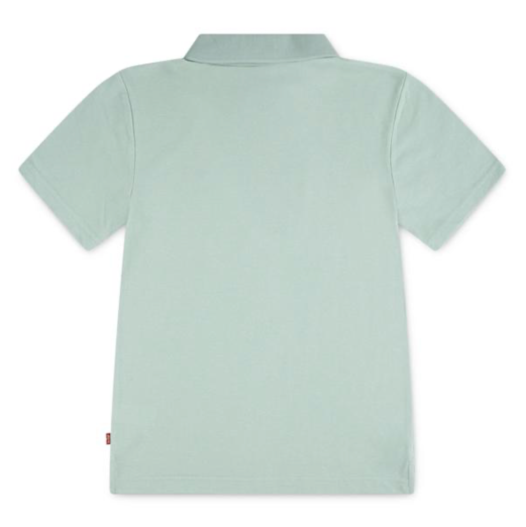 Levis | back neck tape polo cameo green