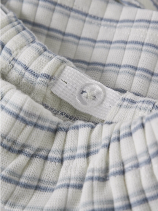 Lil Atelier | Short jongen beige met blauwe ruit