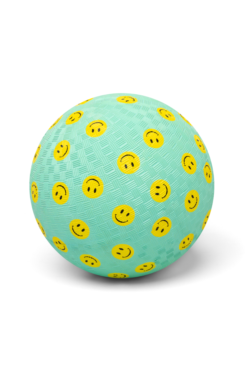 Little L | rubber bal smiley 18 cm – vrolijke speelbal voor kinderen