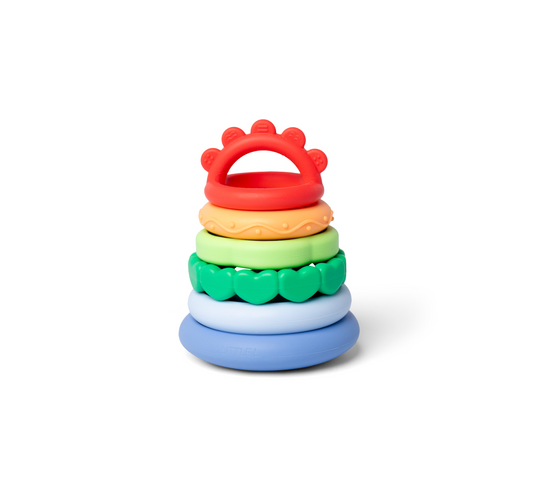 Little L | Regenboog stapelen - Multicolor