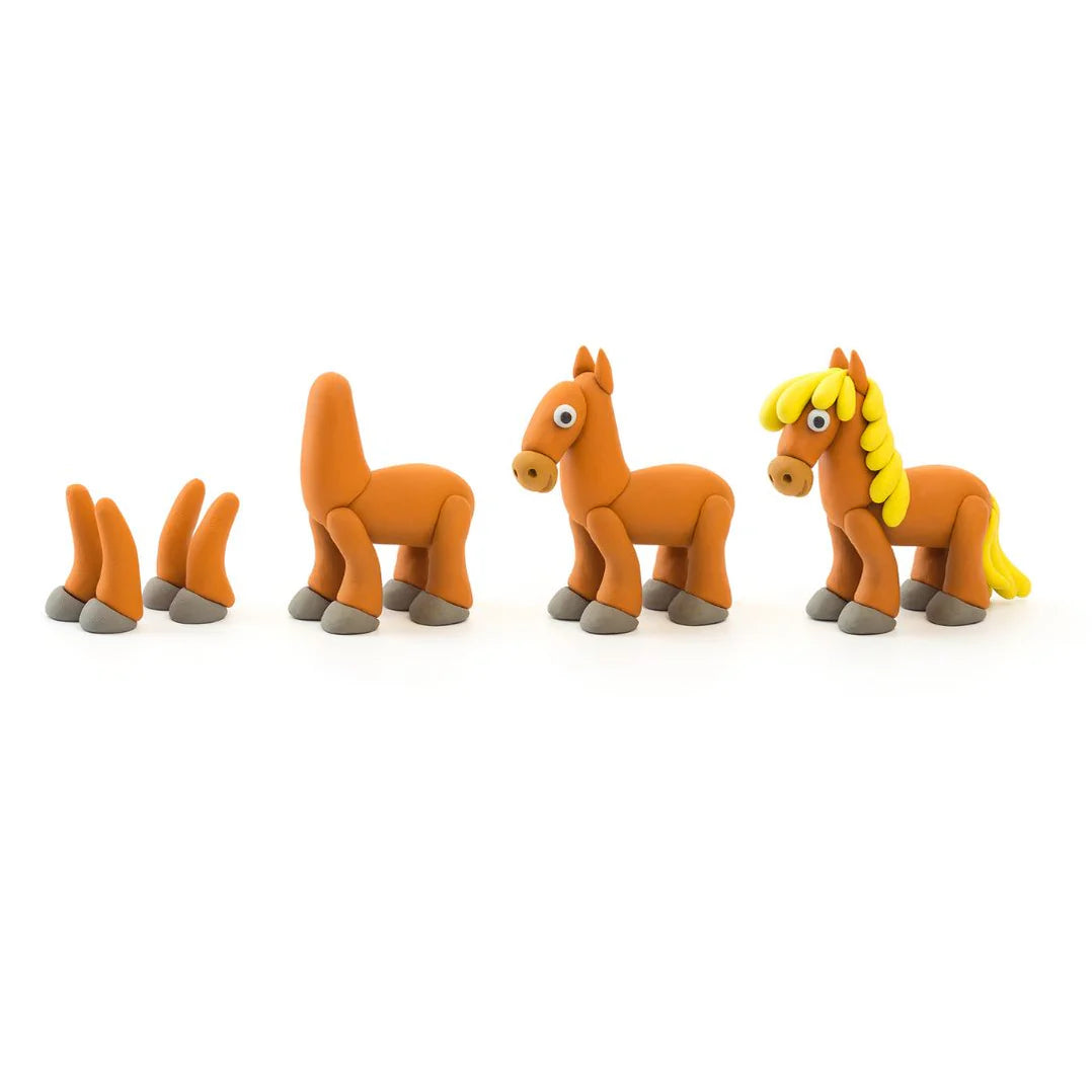 Hey Clay | Horse Klei Set – Maak je Eigen Paard