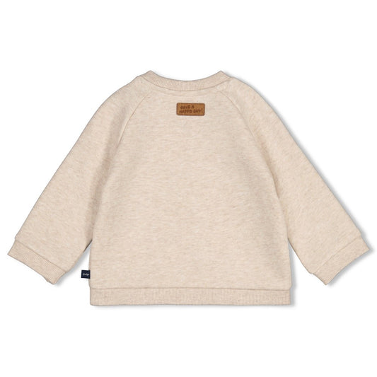 Feetje | Sweater Bear Hugs Winter Denims taupe