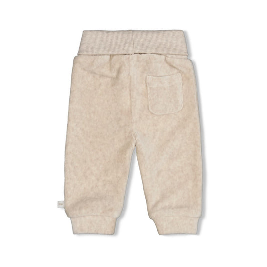 Feetje | Velours rib broekje The Cuddle Company taupe