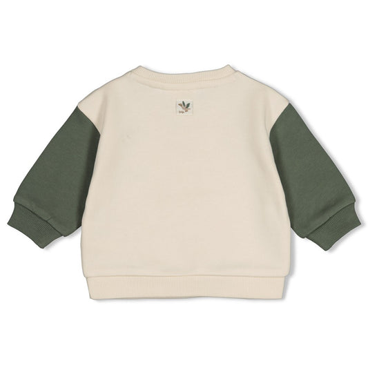 Feetje | Relaxed fit sweater Wiggle and Waddle offwhite