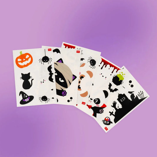Legami Windo-Wow 40 statische raamstickers – Pumpkin