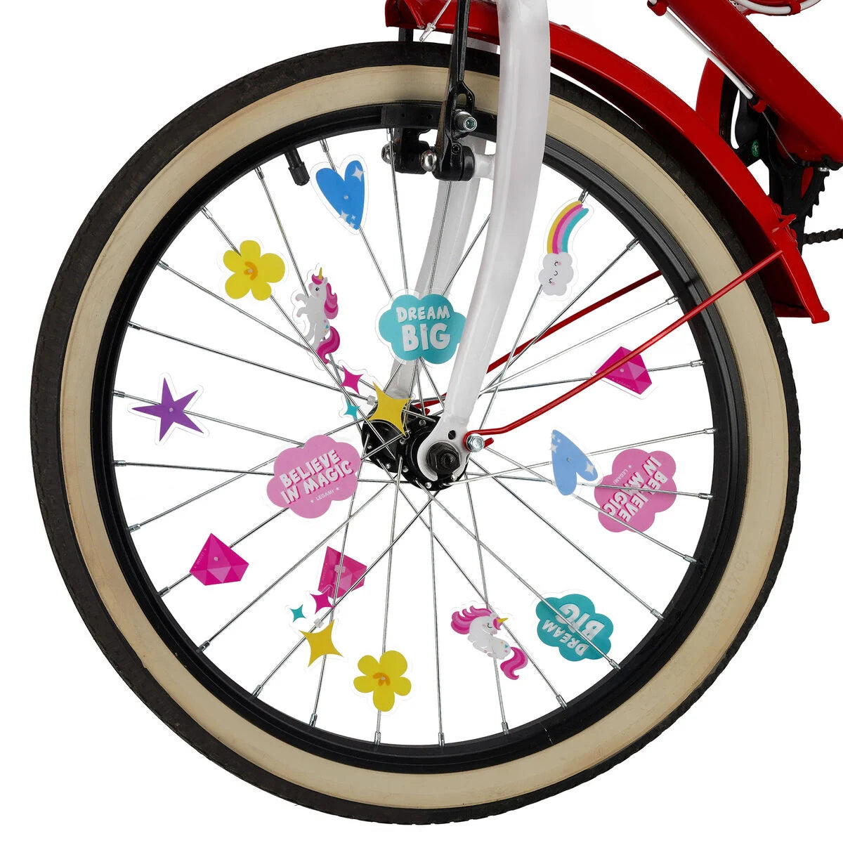 Legami | Spaakkralen Unicorn – Fiets Versiering voor Kinderen
