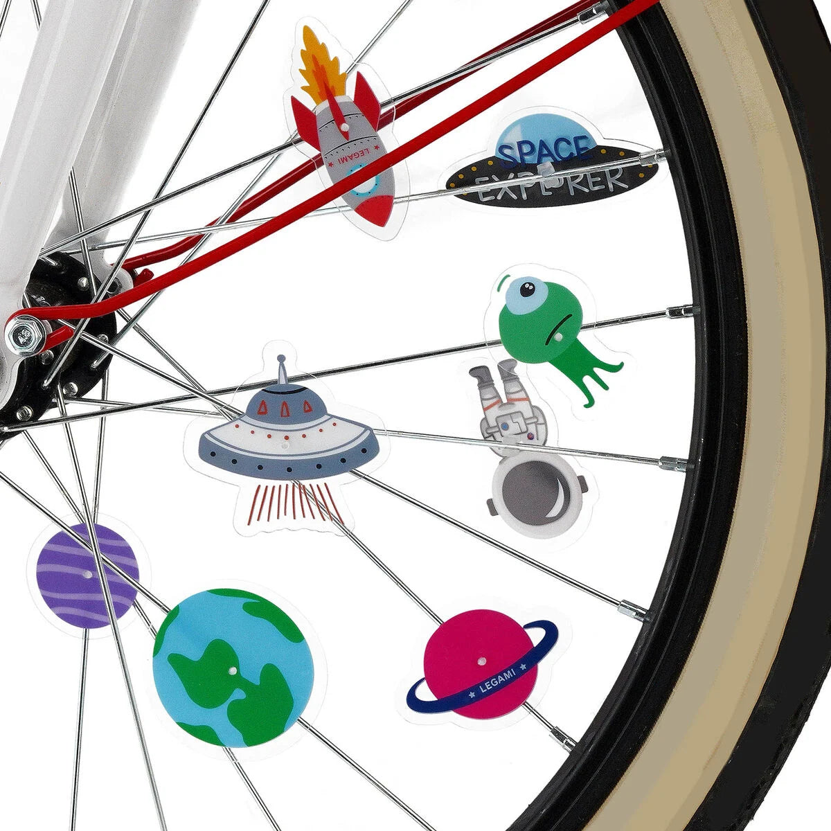 Legami | Spaakkralen Space – Stoere Fiets Versiering voor Kids