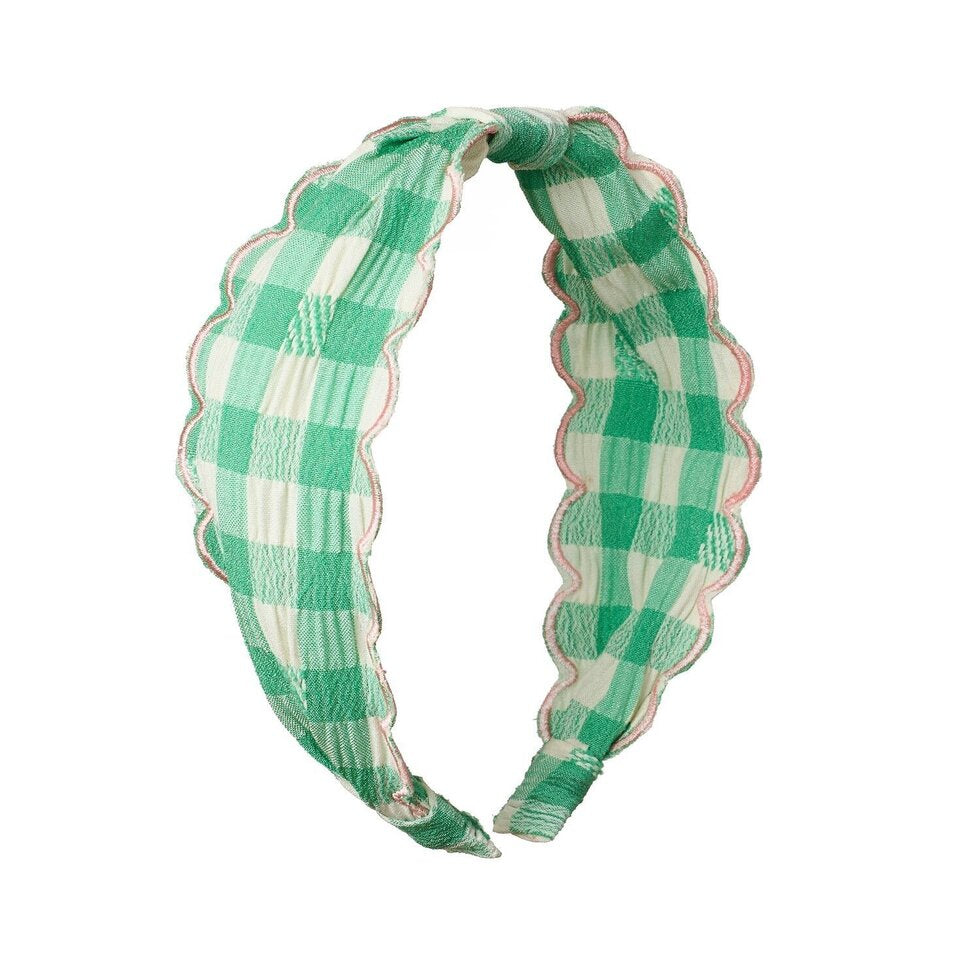 Rockahula | Gertie Gingham Scalloped Diadeem