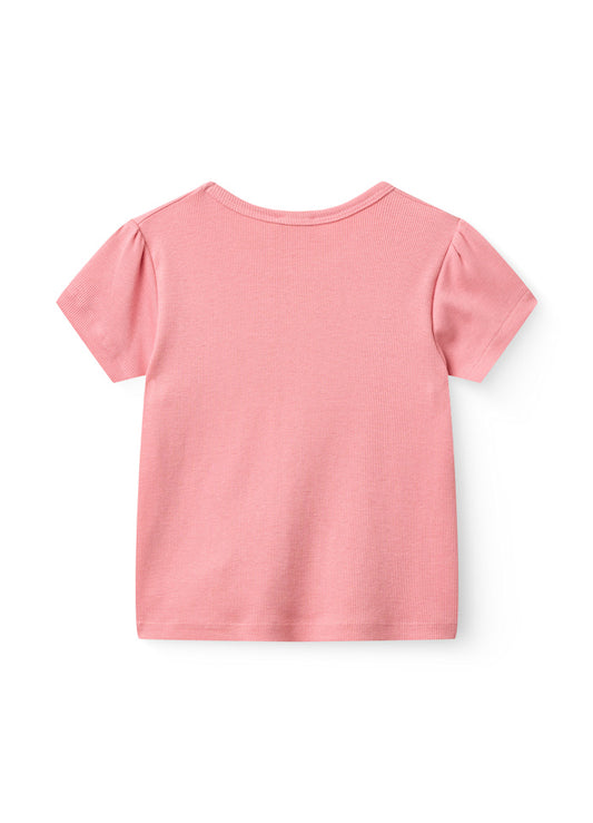Copenhagen colors | Modal rib t-shirt rushes roze